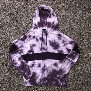 Purple tie dye hoodie